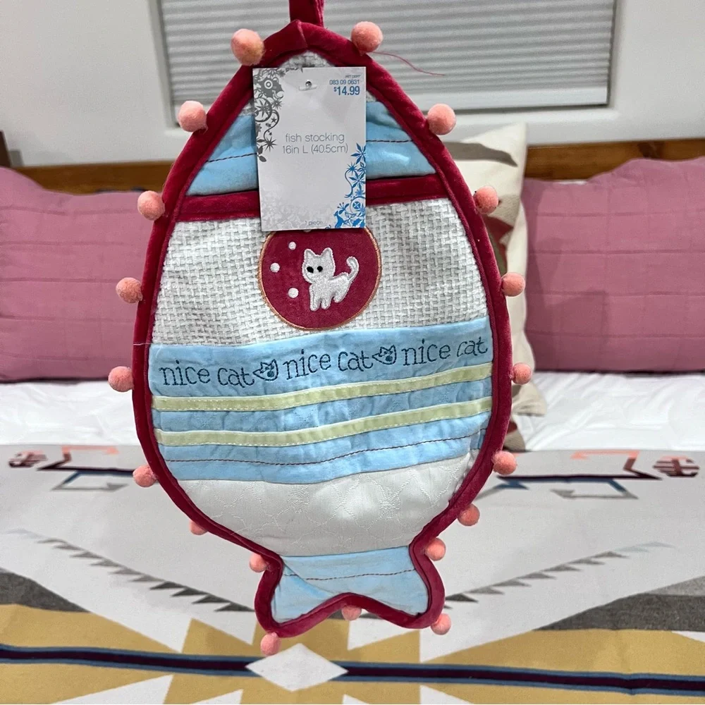 Cute Fish-Shaped Cat stocking